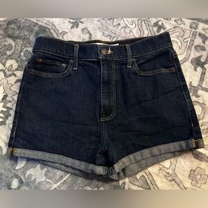 Abercrombie & Fitch Dark Blue Denim Shorts